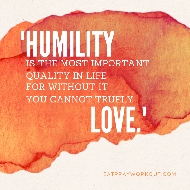 Build your Love on Unity Through Humility.